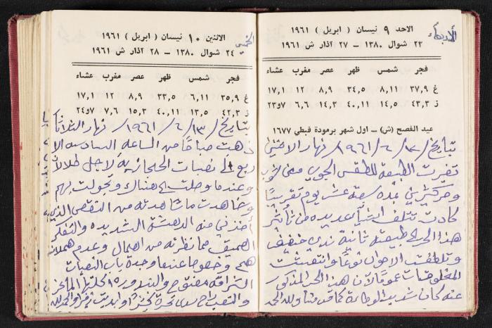 The Diaries of Fandi Mhanna, Buqei'a- Upper Galilee, the 1960s 