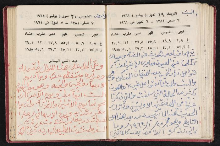 The Diaries of Fandi Mhanna, Buqei'a- Upper Galilee, the 1960s 