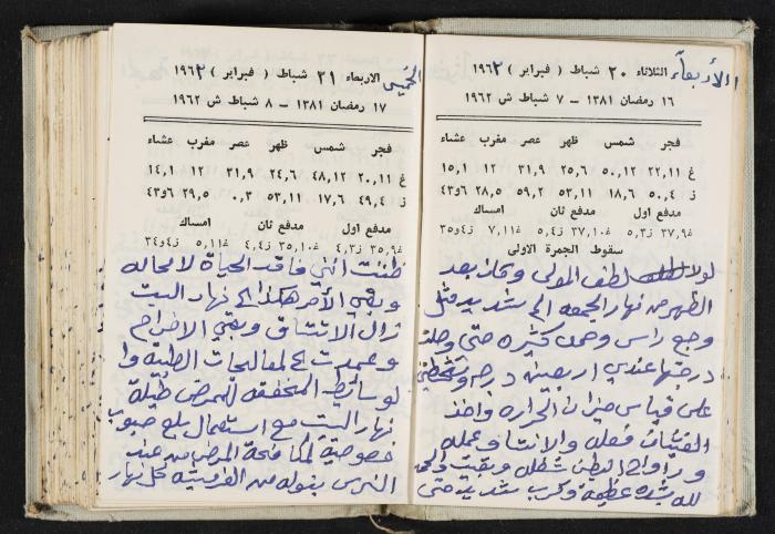 The Diaries of Fandi Mhanna, Buqei'a- Upper Galilee, 1962-1963