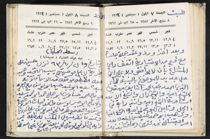 The Diaries of Fandi Mhanna, Buqei'a- Upper Galilee, 1962-1963