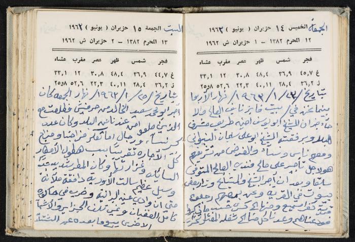 The Diaries of Fandi Mhanna, Buqei'a- Upper Galilee, 1962-1963