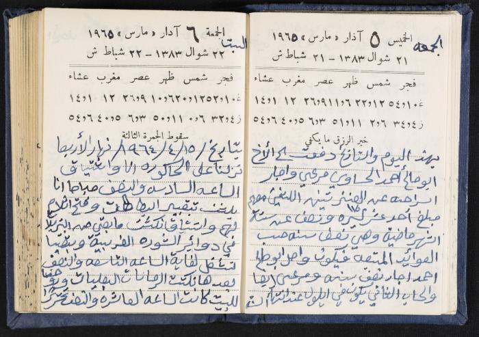 The Diaries of Fandi Mhanna, Buqei'a- Upper Galilee, 1964-1965