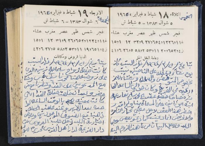 The Diaries of Fandi Mhanna, Buqei'a- Upper Galilee, 1964-1965