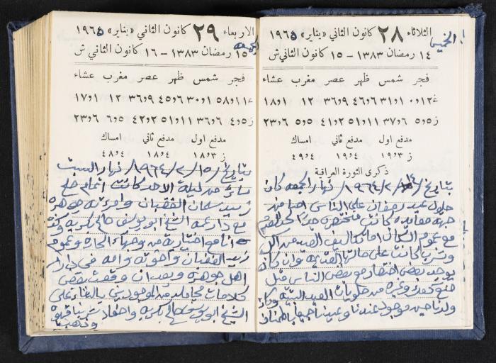 The Diaries of Fandi Mhanna, Buqei'a- Upper Galilee, 1964-1965