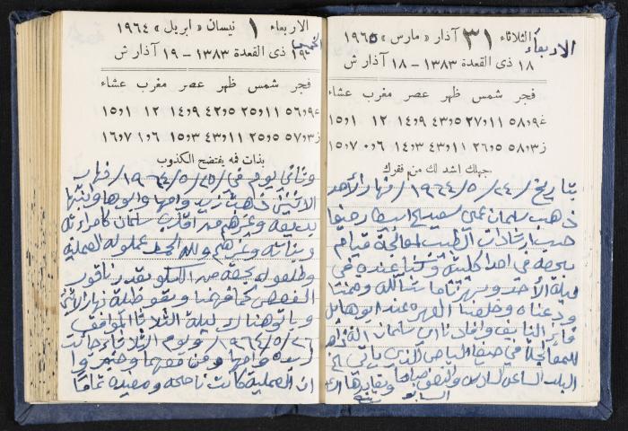 The Diaries of Fandi Mhanna, Buqei'a- Upper Galilee, 1964-1965