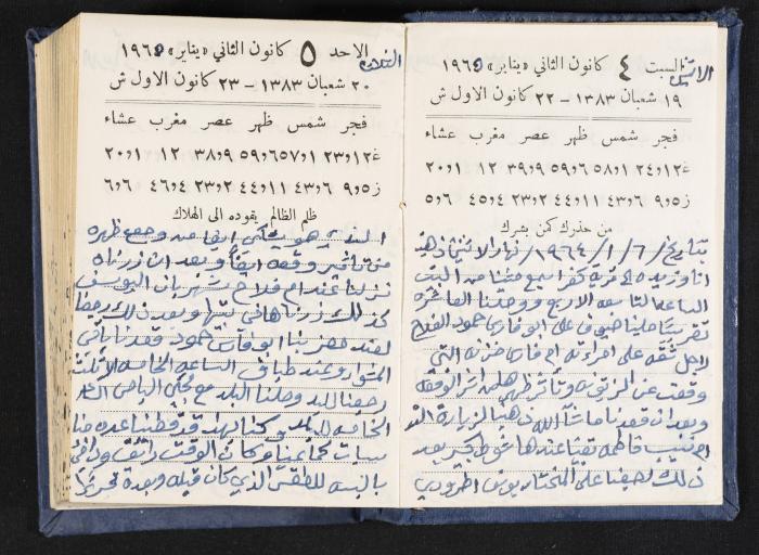 The Diaries of Fandi Mhanna, Buqei'a- Upper Galilee, 1964-1965
