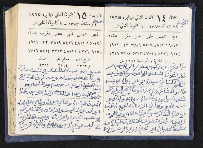 The Diaries of Fandi Mhanna, Buqei'a- Upper Galilee, 1964-1965