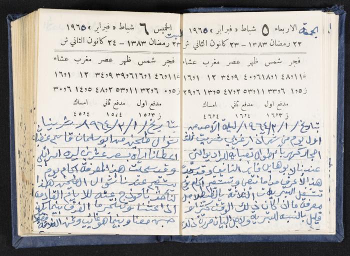 The Diaries of Fandi Mhanna, Buqei'a- Upper Galilee, 1964-1965