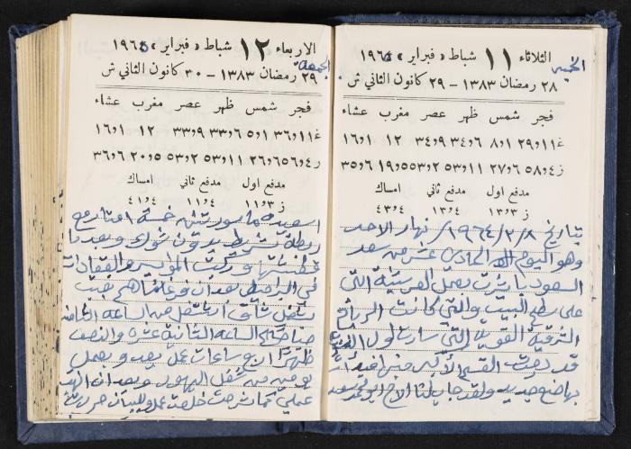 The Diaries of Fandi Mhanna, Buqei'a- Upper Galilee, 1964-1965