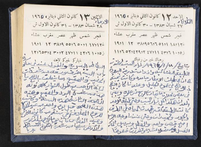The Diaries of Fandi Mhanna, Buqei'a- Upper Galilee, 1964-1965