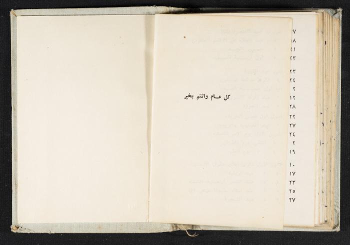 The Diaries of Fandi Mhanna, Buqei'a- Upper Galilee, 1962-1963