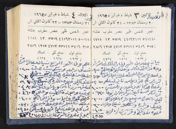 The Diaries of Fandi Mhanna, Buqei'a- Upper Galilee, 1964-1965