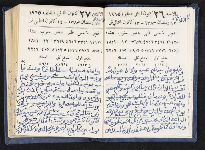 The Diaries of Fandi Mhanna, Buqei'a- Upper Galilee, 1964-1965