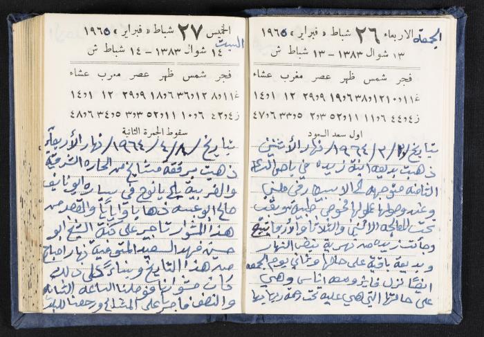 The Diaries of Fandi Mhanna, Buqei'a- Upper Galilee, 1964-1965