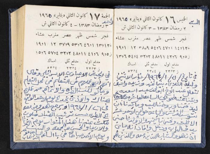 The Diaries of Fandi Mhanna, Buqei'a- Upper Galilee, 1964-1965
