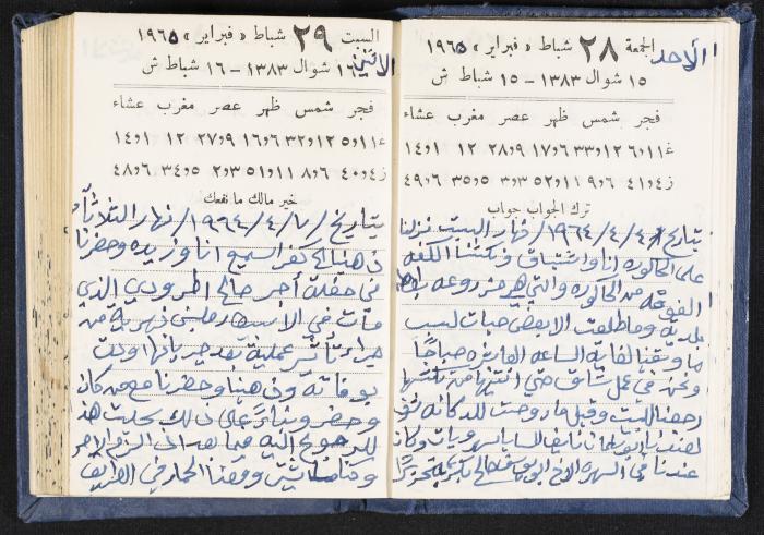 The Diaries of Fandi Mhanna, Buqei'a- Upper Galilee, 1964-1965