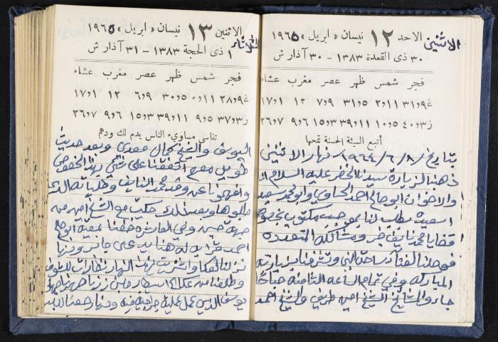 The Diaries of Fandi Mhanna, Buqei'a- Upper Galilee, 1964-1965