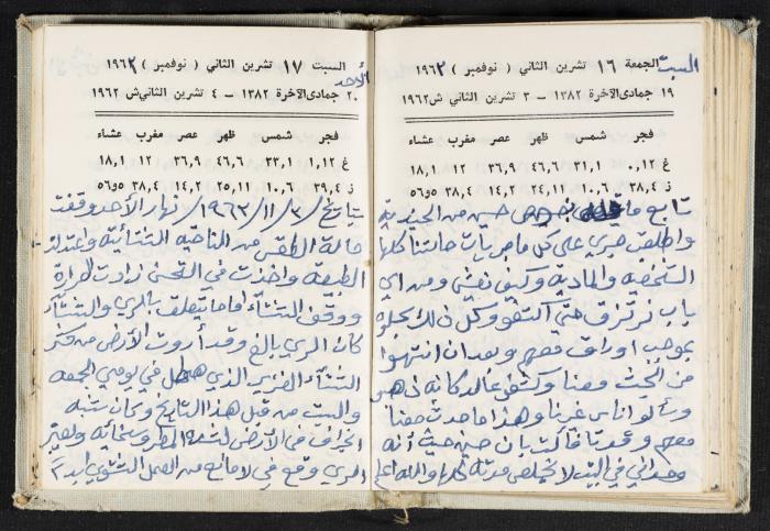 The Diaries of Fandi Mhanna, Buqei'a- Upper Galilee, 1962-1963
