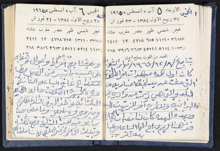 The Diaries of Fandi Mhanna, Buqei'a- Upper Galilee, 1964-1965