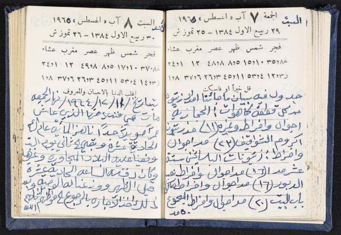 The Diaries of Fandi Mhanna, Buqei'a- Upper Galilee, 1964-1965
