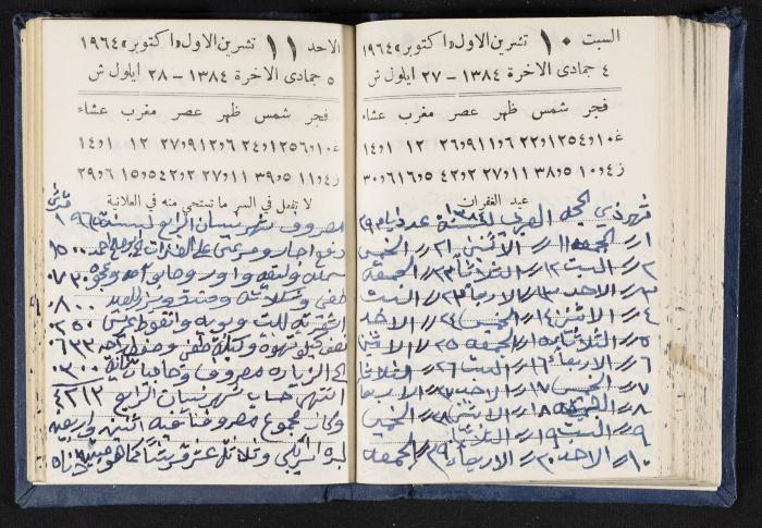 The Diaries of Fandi Mhanna, Buqei'a- Upper Galilee, 1964-1965