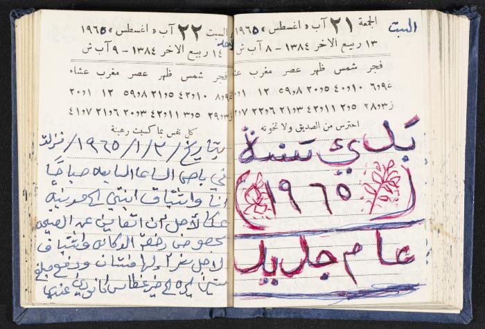 The Diaries of Fandi Mhanna, Buqei'a- Upper Galilee, 1964-1965