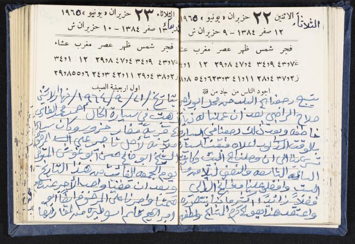 The Diaries of Fandi Mhanna, Buqei'a- Upper Galilee, 1964-1965