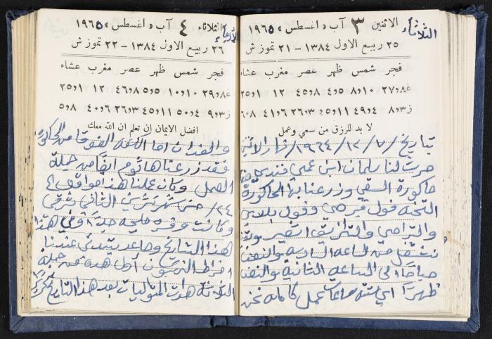 The Diaries of Fandi Mhanna, Buqei'a- Upper Galilee, 1964-1965