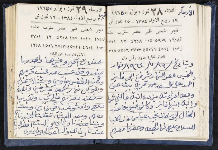 The Diaries of Fandi Mhanna, Buqei'a- Upper Galilee, 1964-1965