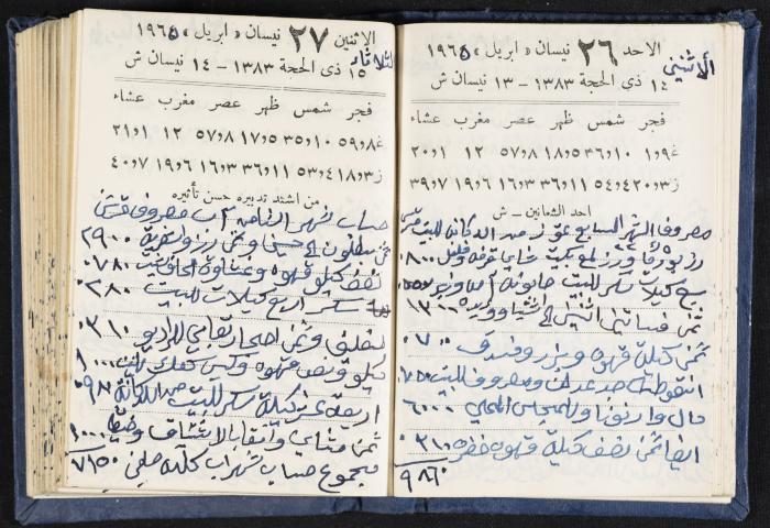 The Diaries of Fandi Mhanna, Buqei'a- Upper Galilee, 1964-1965