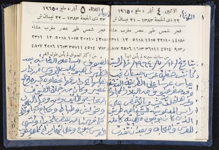 The Diaries of Fandi Mhanna, Buqei'a- Upper Galilee, 1964-1965