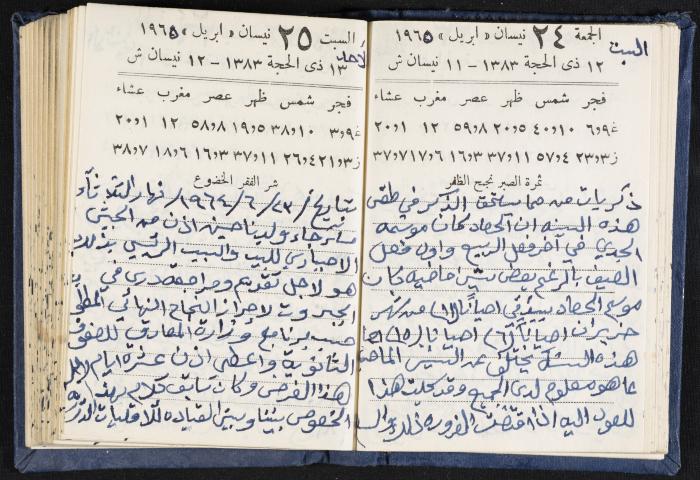 The Diaries of Fandi Mhanna, Buqei'a- Upper Galilee, 1964-1965