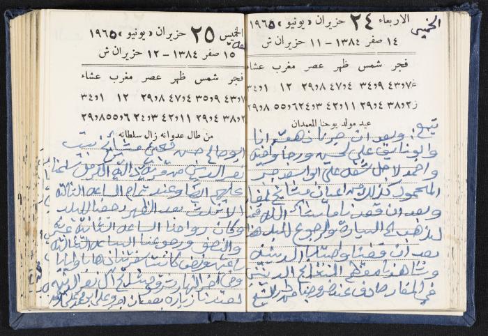 The Diaries of Fandi Mhanna, Buqei'a- Upper Galilee, 1964-1965