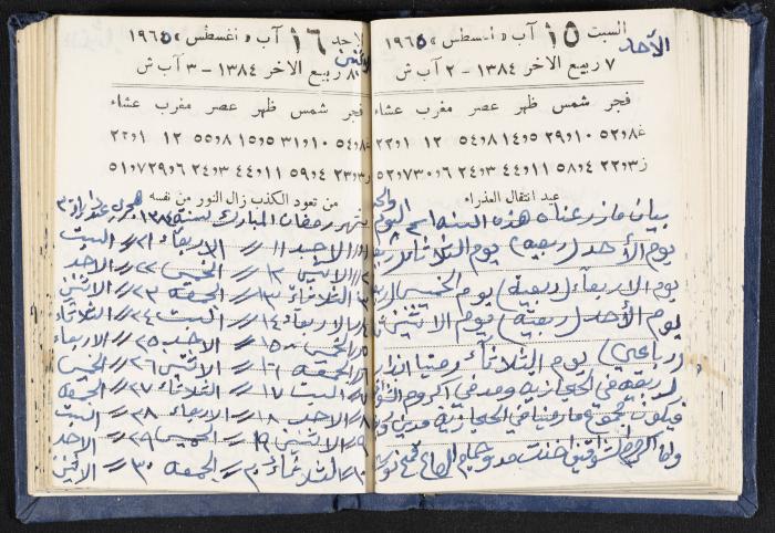 The Diaries of Fandi Mhanna, Buqei'a- Upper Galilee, 1964-1965
