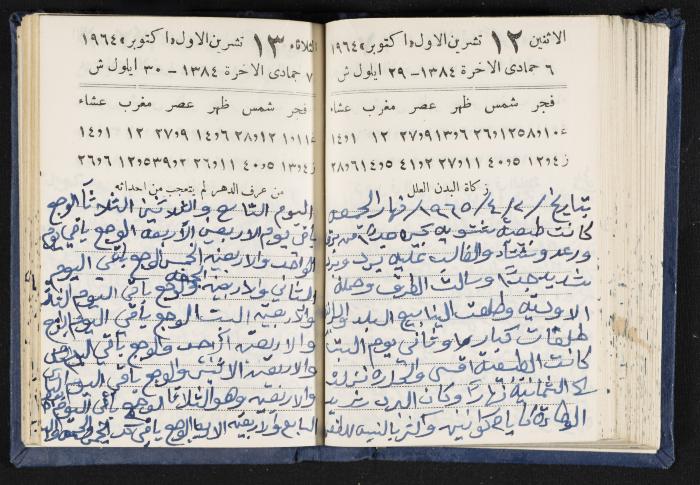 The Diaries of Fandi Mhanna, Buqei'a- Upper Galilee, 1964-1965