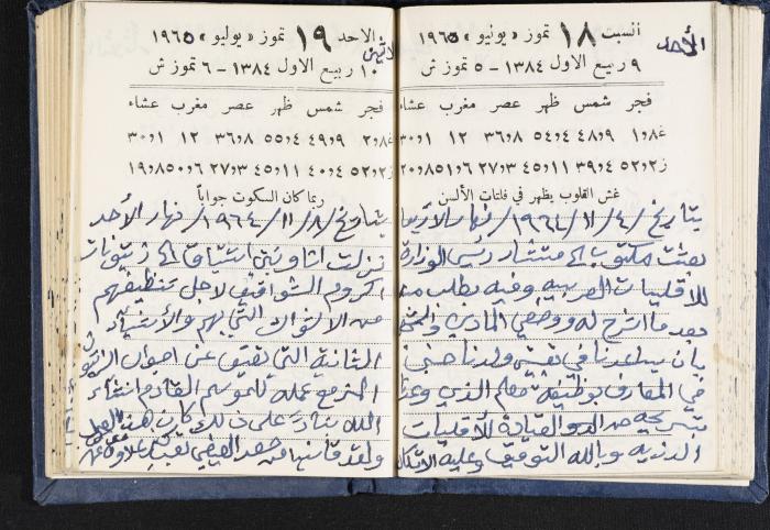 The Diaries of Fandi Mhanna, Buqei'a- Upper Galilee, 1964-1965