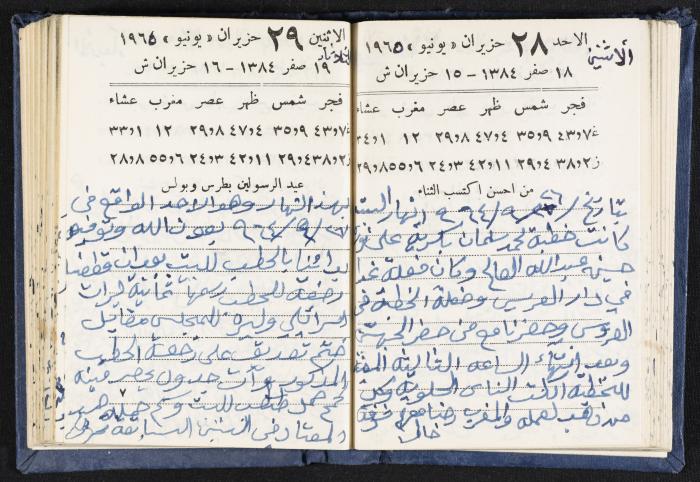 The Diaries of Fandi Mhanna, Buqei'a- Upper Galilee, 1964-1965