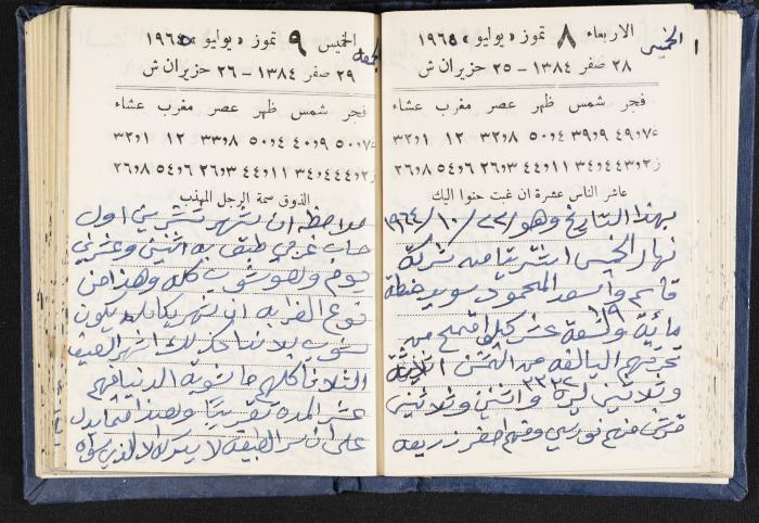 The Diaries of Fandi Mhanna, Buqei'a- Upper Galilee, 1964-1965