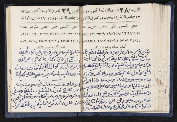 The Diaries of Fandi Mhanna, Buqei'a- Upper Galilee, 1964-1965