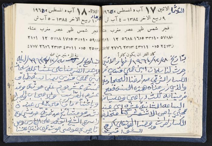The Diaries of Fandi Mhanna, Buqei'a- Upper Galilee, 1964-1965