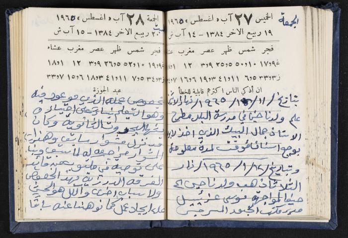 The Diaries of Fandi Mhanna, Buqei'a- Upper Galilee, 1964-1965