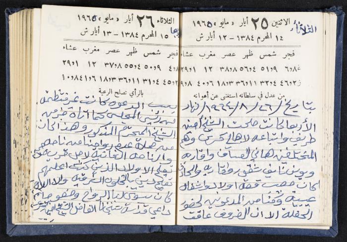 The Diaries of Fandi Mhanna, Buqei'a- Upper Galilee, 1964-1965