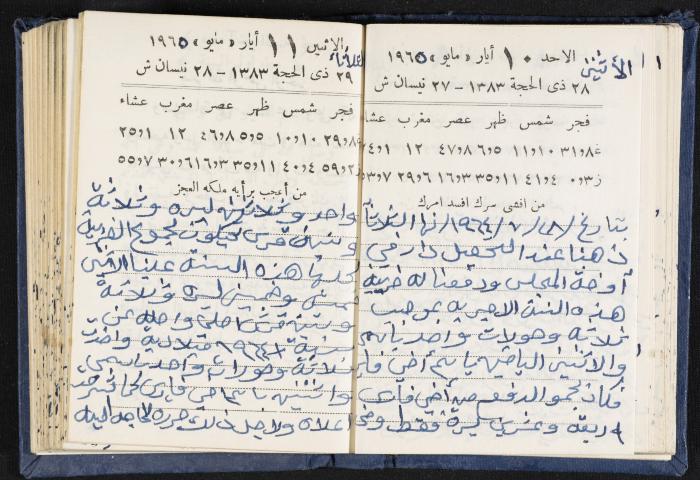 The Diaries of Fandi Mhanna, Buqei'a- Upper Galilee, 1964-1965