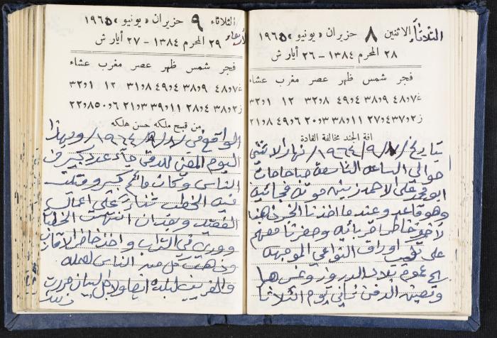 The Diaries of Fandi Mhanna, Buqei'a- Upper Galilee, 1964-1965