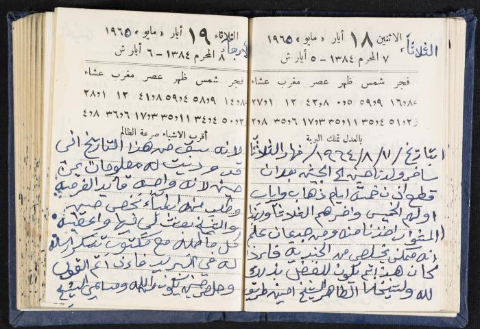 The Diaries of Fandi Mhanna, Buqei'a- Upper Galilee, 1964-1965