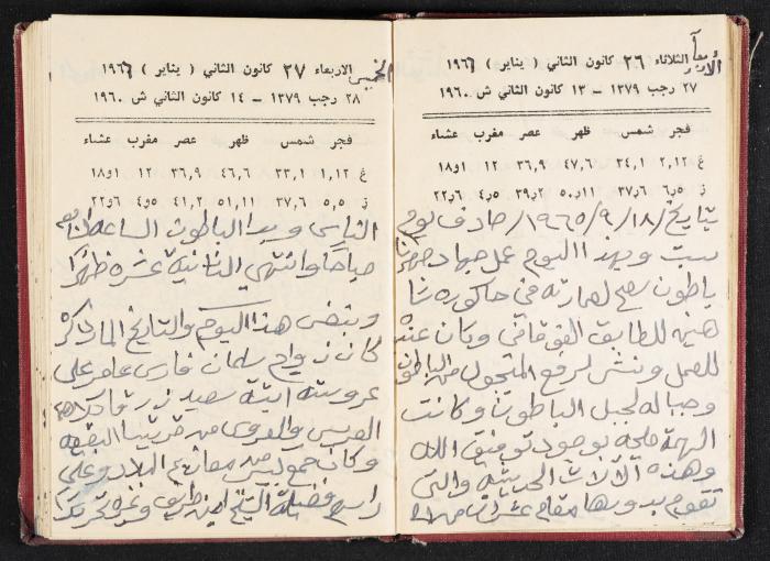 The Diaries of Fandi Mhanna, Buqei'a- Upper Galilee, 1965-1966