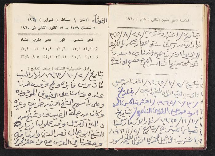 The Diaries of Fandi Mhanna, Buqei'a- Upper Galilee, 1965-1966