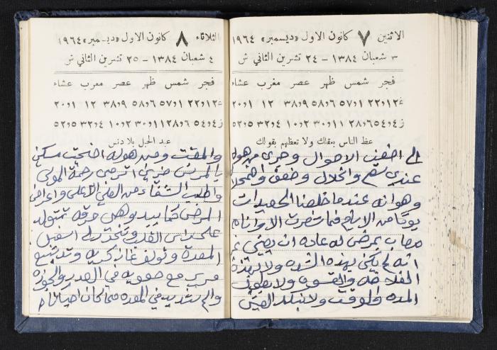 The Diaries of Fandi Mhanna, Buqei'a- Upper Galilee, 1964-1965