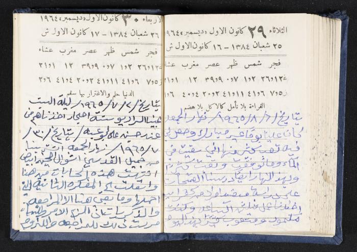 The Diaries of Fandi Mhanna, Buqei'a- Upper Galilee, 1964-1965