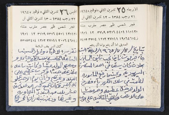 The Diaries of Fandi Mhanna, Buqei'a- Upper Galilee, 1964-1965